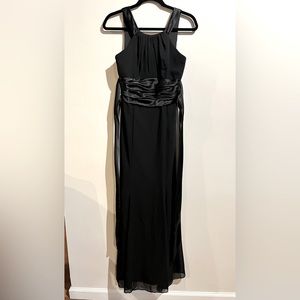 David’s Bridal Women’s Formal Maxi Dress, Gown in Black Size 6